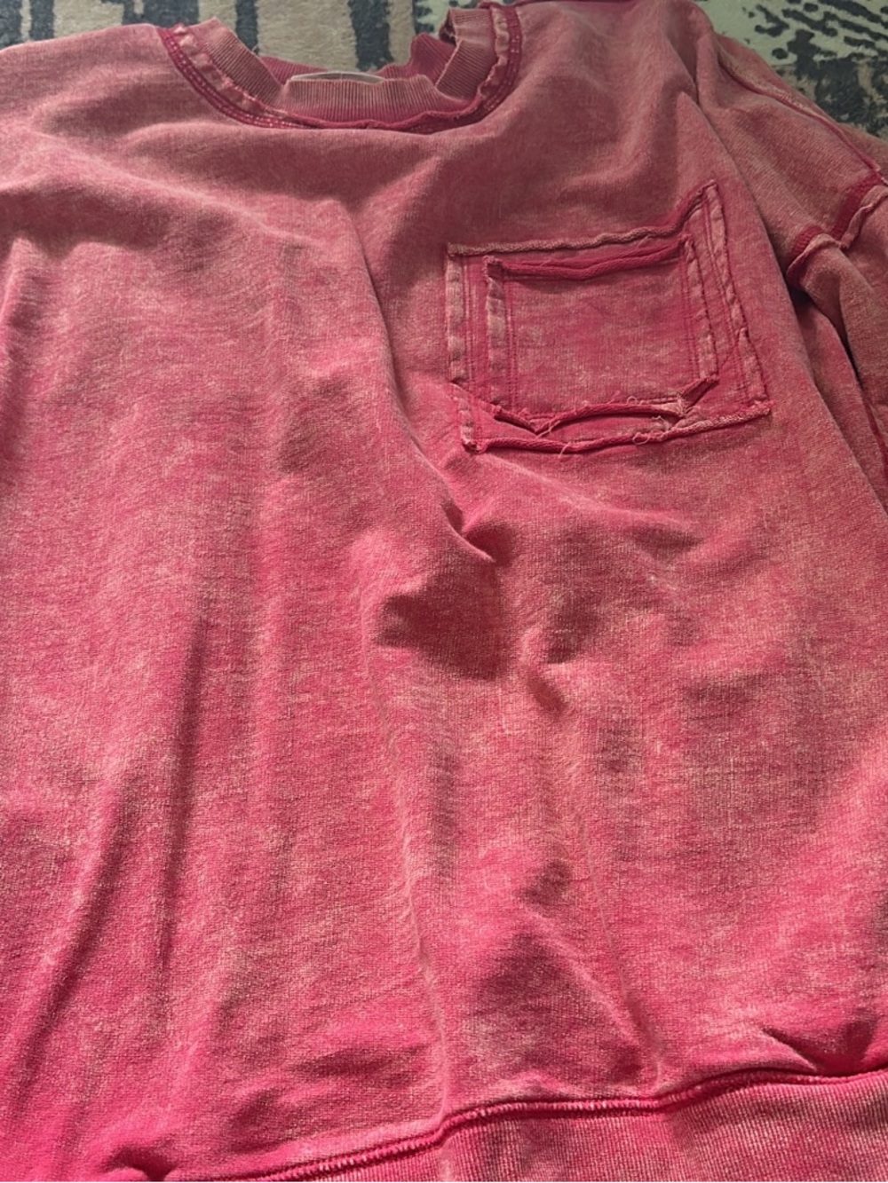 Zenana Outfitters distressed shirt